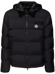 Nylon-daunenjacke calima