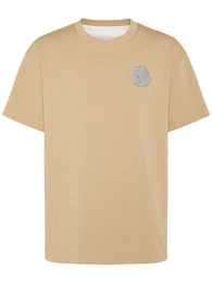 T-shirt Aus Baumwolljersey Mit Logo