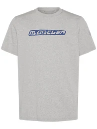T-shirt Aus Baumwolle Mit Logo