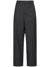 Gerade Hose Aus Superfeiner Wolle