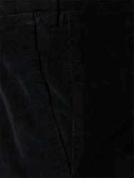 Hose Aus Stretch Baumwollmischsatin 