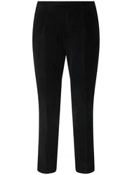 Hose Aus Stretch Baumwollmischsatin 