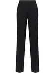 Hose Aus Wollgabardine Schwarz