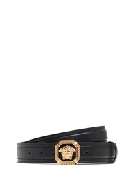 35mm Breiter Ledergrtel medusa