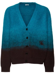 Cardigan Aus Wollmischung ombre