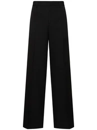 Formal Grain De Poudre Wool Pants