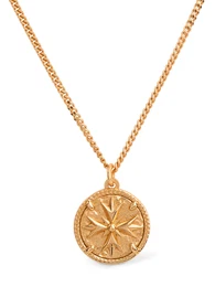 Halskette Mit Anhnger gold Eb Crest Coin