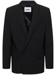 Leichter Blazer Aus Wollmischgewebe