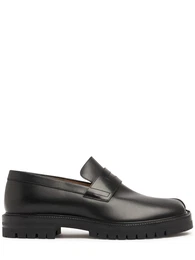 40mm Hohe Loafer Aus Leder tabi
