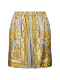 Schal Aus Seide Mit Baroque-druck