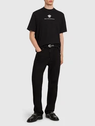 T-shirt Aus Baumwolljersey Mit Druck 