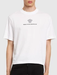 T-shirt Aus Baumwolljersey Mit Druck 