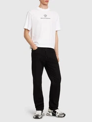 T-shirt Aus Baumwolljersey Mit Druck 