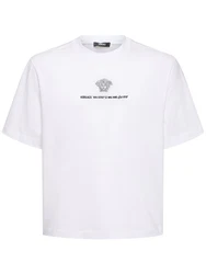 T-shirt Aus Baumwolljersey Mit Druck 