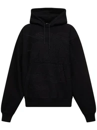 Hoodie Aus Baumwollmischung Mit Logo