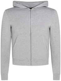 Hoodie Aus Stretch-baumwolle Mit Logo