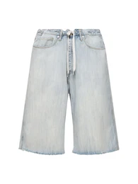 Shorts Aus Baumwolle