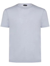 T-shirt Aus Lyocell & Baumwolle