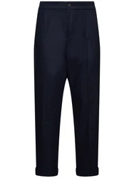Hose Aus Wollmischung prian Dunkelblau/Blau/Hellblau