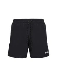 Badeshorts Aus Technostoff Mit Logo