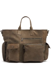 Ledertasche Mit Vielen Taschen
