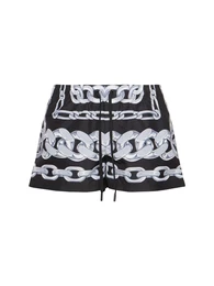 Badeshorts Aus Bedrucktem Nylon