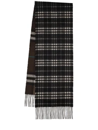 Check Cashmere Scarf