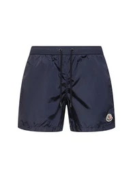 Logo Patch Nylon Swim Shorts