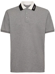 Embroidered Logo Cotton Polo Shirt
