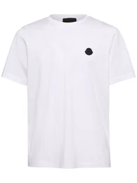 Vertical Back Logo Cotton T-shirt