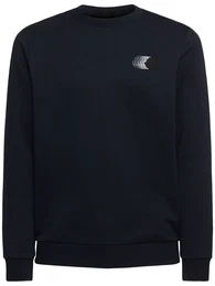 Faded Logo Cotton Sweatshirt