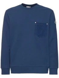 Cotton & Denim Sweatshirt