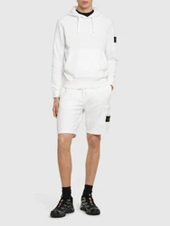 Cotton Logo Patch Shorts 