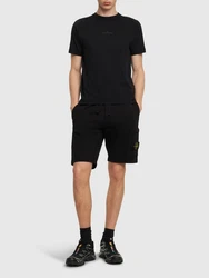 Cotton Logo Patch Shorts 