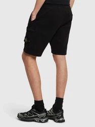 Cotton Logo Patch Shorts 