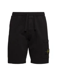 Cotton Logo Patch Shorts 