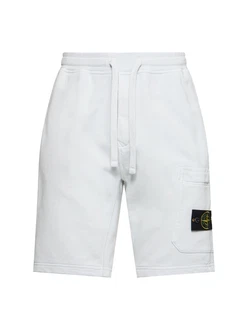 Cotton Logo Patch Shorts 