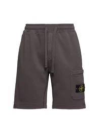 Cotton Logo Patch Shorts
