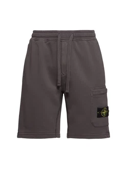 Cotton Logo Patch Shorts