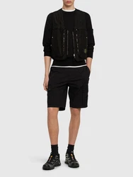 Stretch Cotton Logo Patch Shorts 