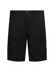 Stretch Cotton Logo Patch Shorts 