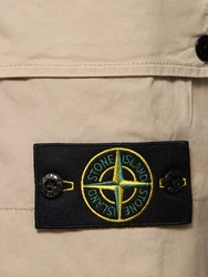 Stretch Cotton Logo Patch Shorts 