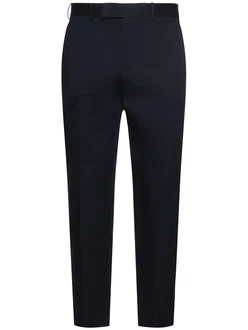 Hose Aus Stretch-baumwolltwill rebel Dunkelblau