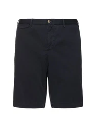 Shorts aus Stretch-Gabardine 