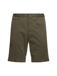Shorts Aus Stretch-gabardine