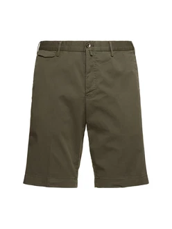 Shorts aus Stretch-Gabardine 