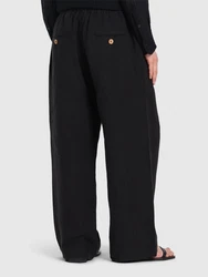 Hose Mit Weitem Bein Aus Leinen 