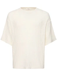 Pointelle Knit T-shirt