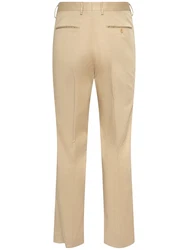 Hose Aus Baumwollmischung Beige