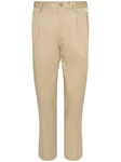 Hose Aus Baumwollmischung Beige